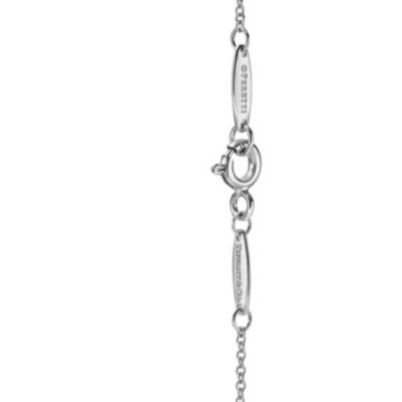 Tiffany & Co. Elsa Peretti Color by the Yard Aquamarine Pendant Sterling Silver - Picture 4 of 4